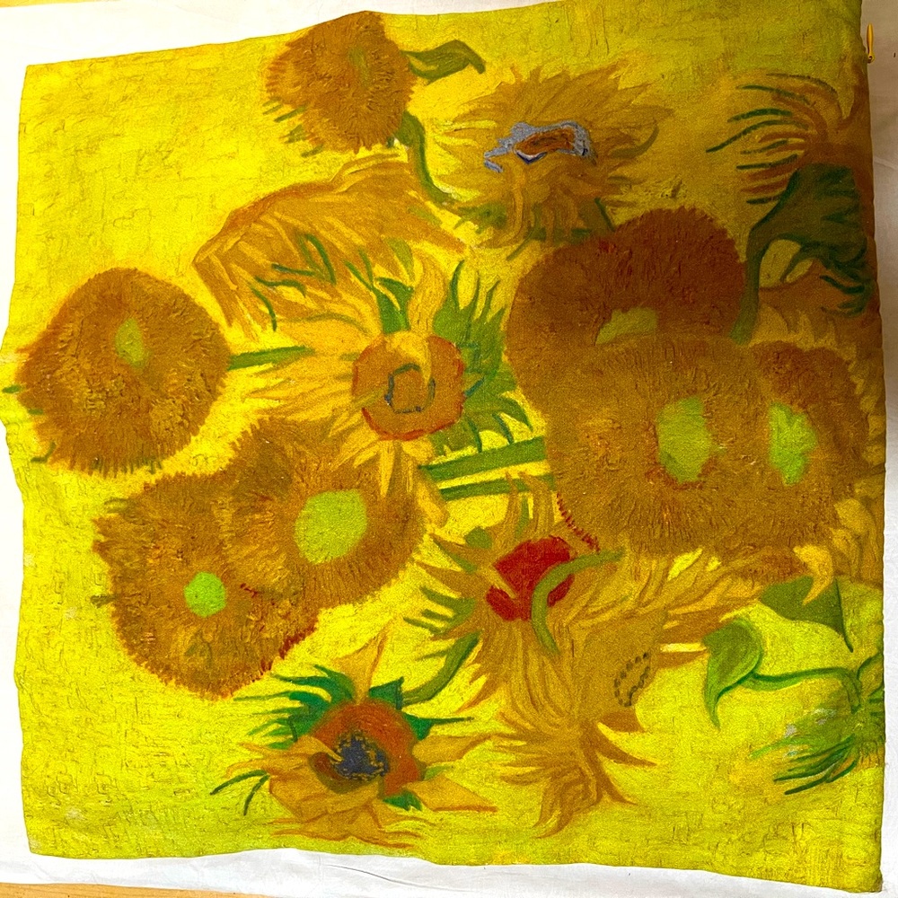 Van Gogh Cushion Cover Sunflowers